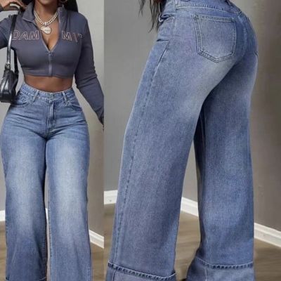 Women baggy jeans