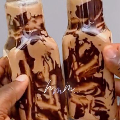 Creamy chocolate drinks