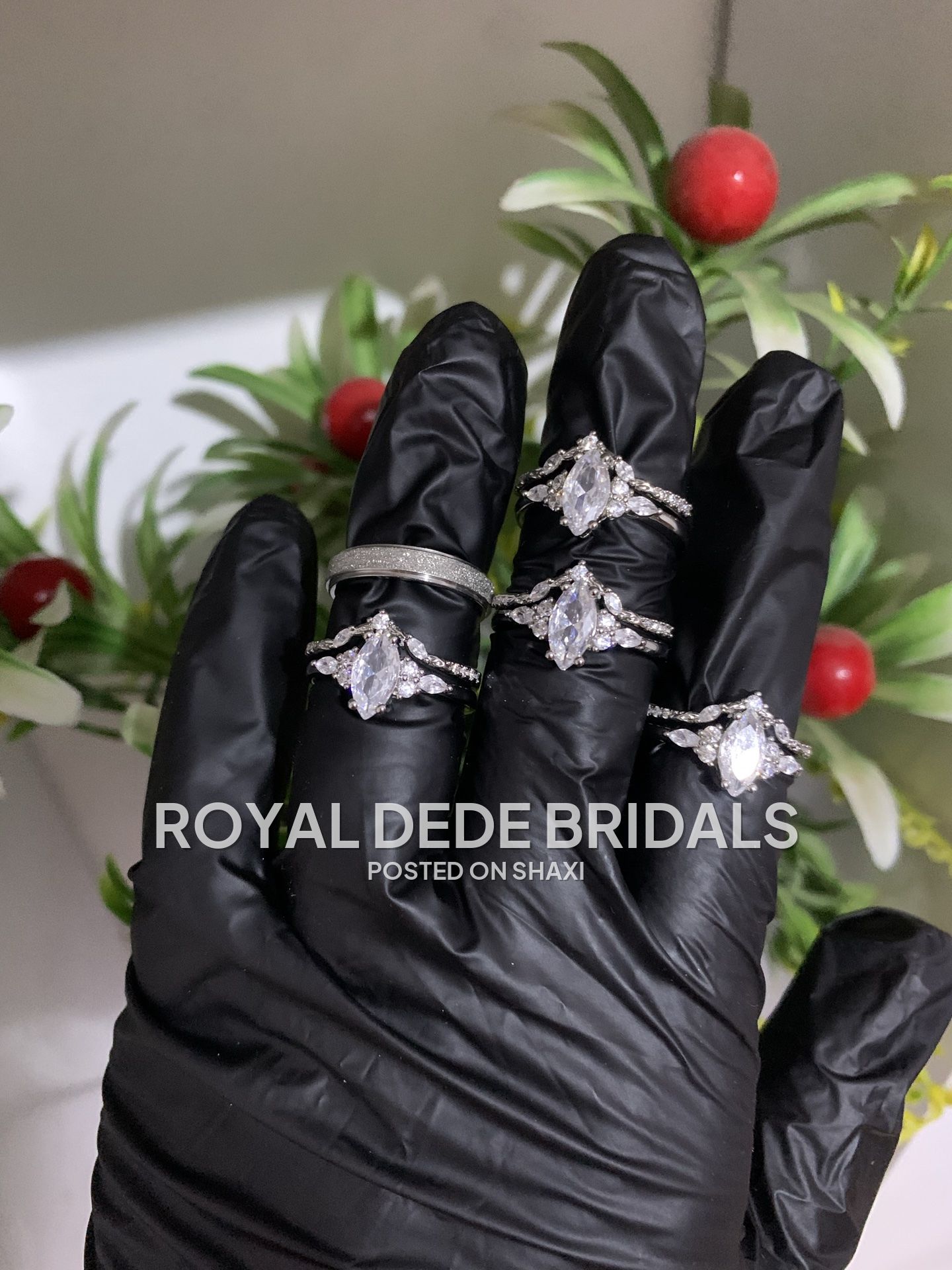 Sterling silver wedding rings photo 2