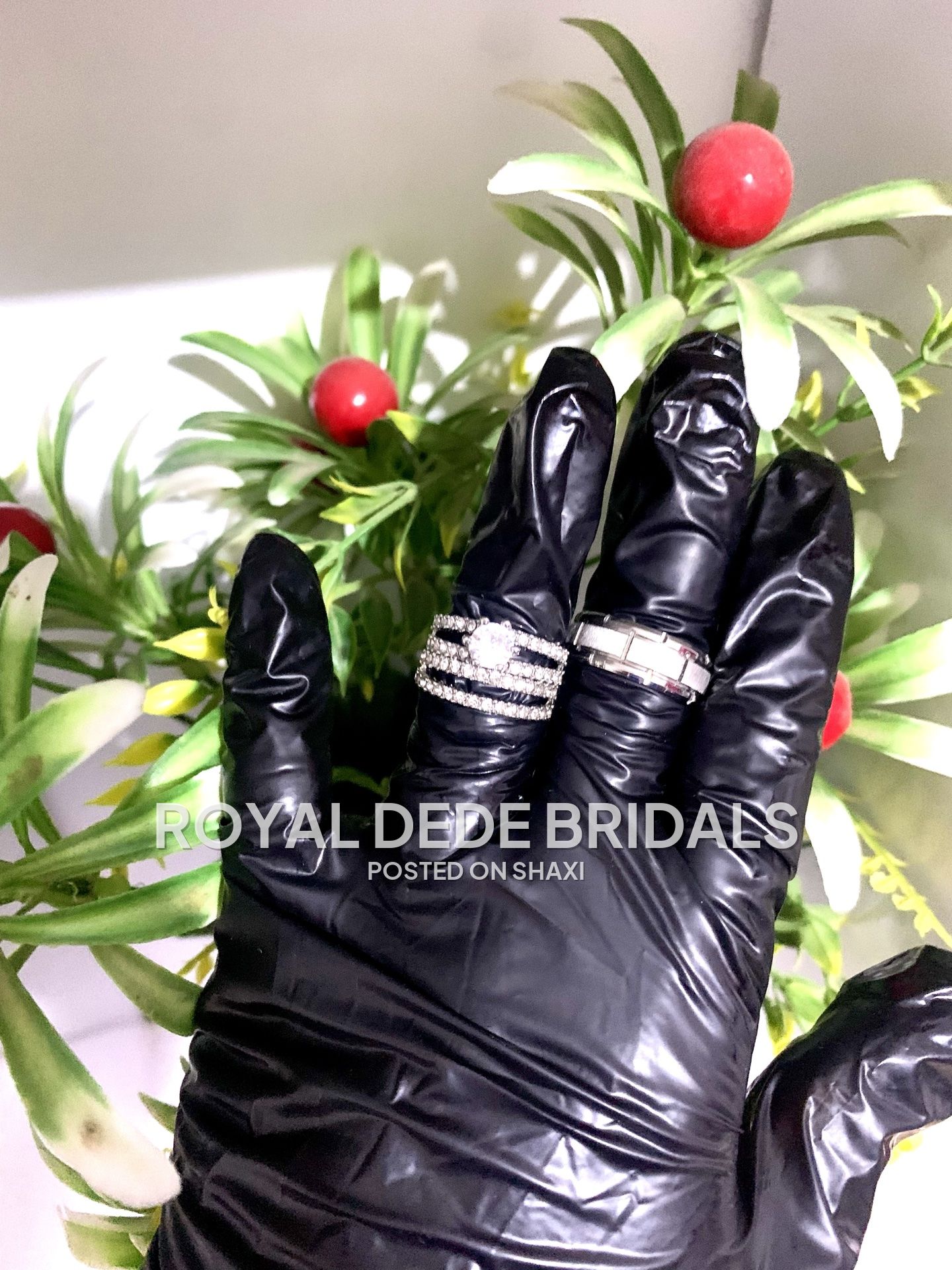 Sterling silver wedding rings photo 1