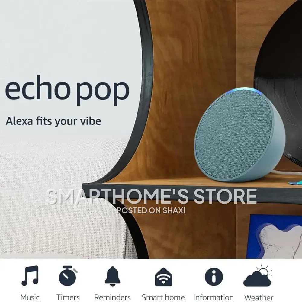 Amazon Echo Pop | Alexa Perfectly Fits Any Space: Bedroom, Living Room, Bathroom, Office, or Compact Areas photo 2
