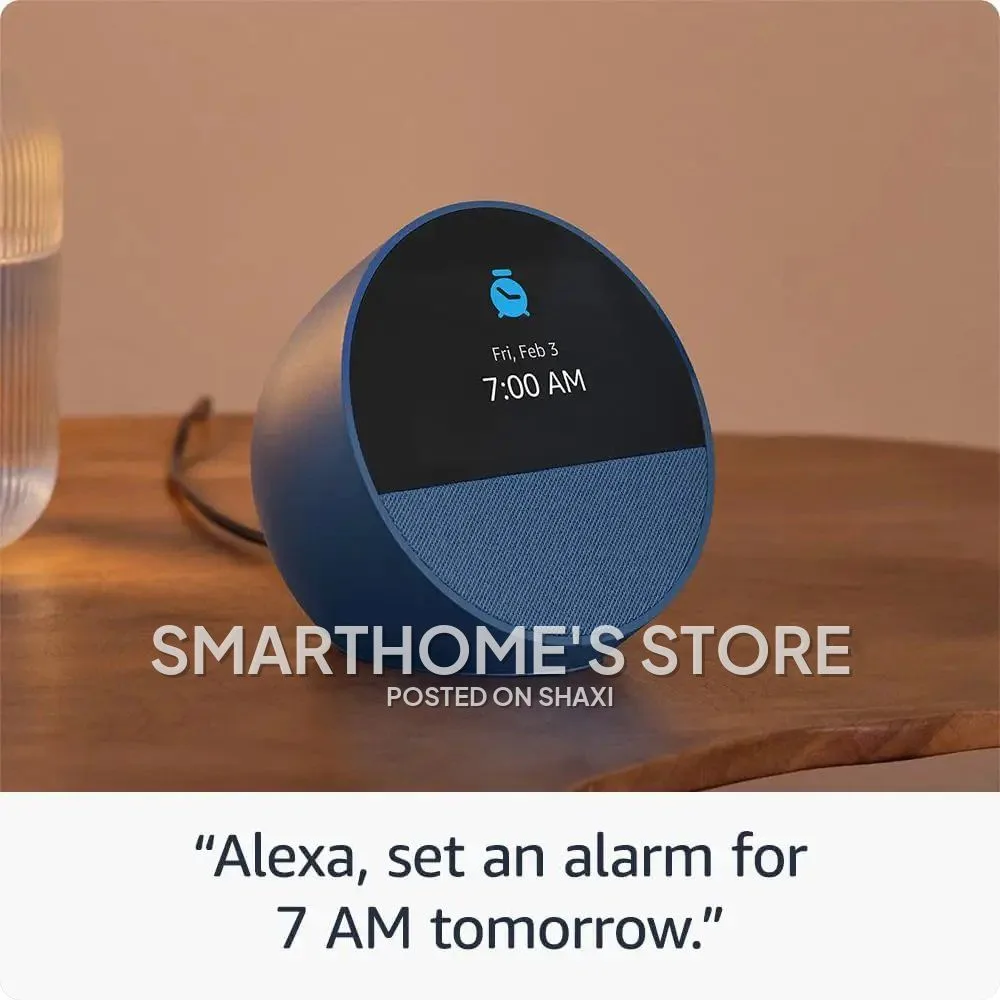 All-New Amazon Echo Spot (2024) – Smart Alarm Clock with Alexa and Vibrant Sound photo 3