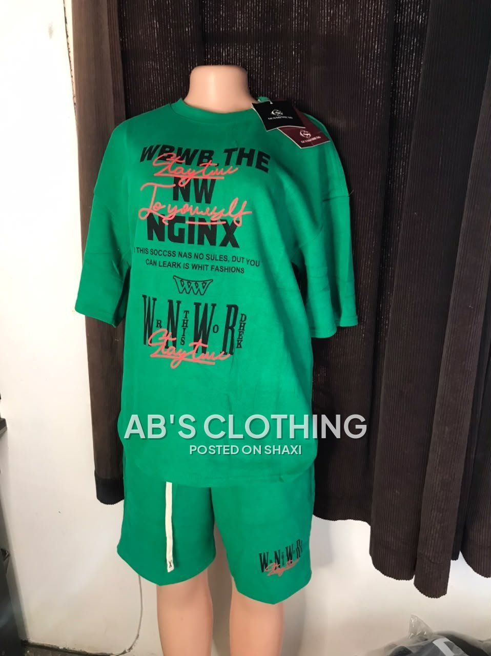 T-shirt top and down and unisex kaftan photo 3
