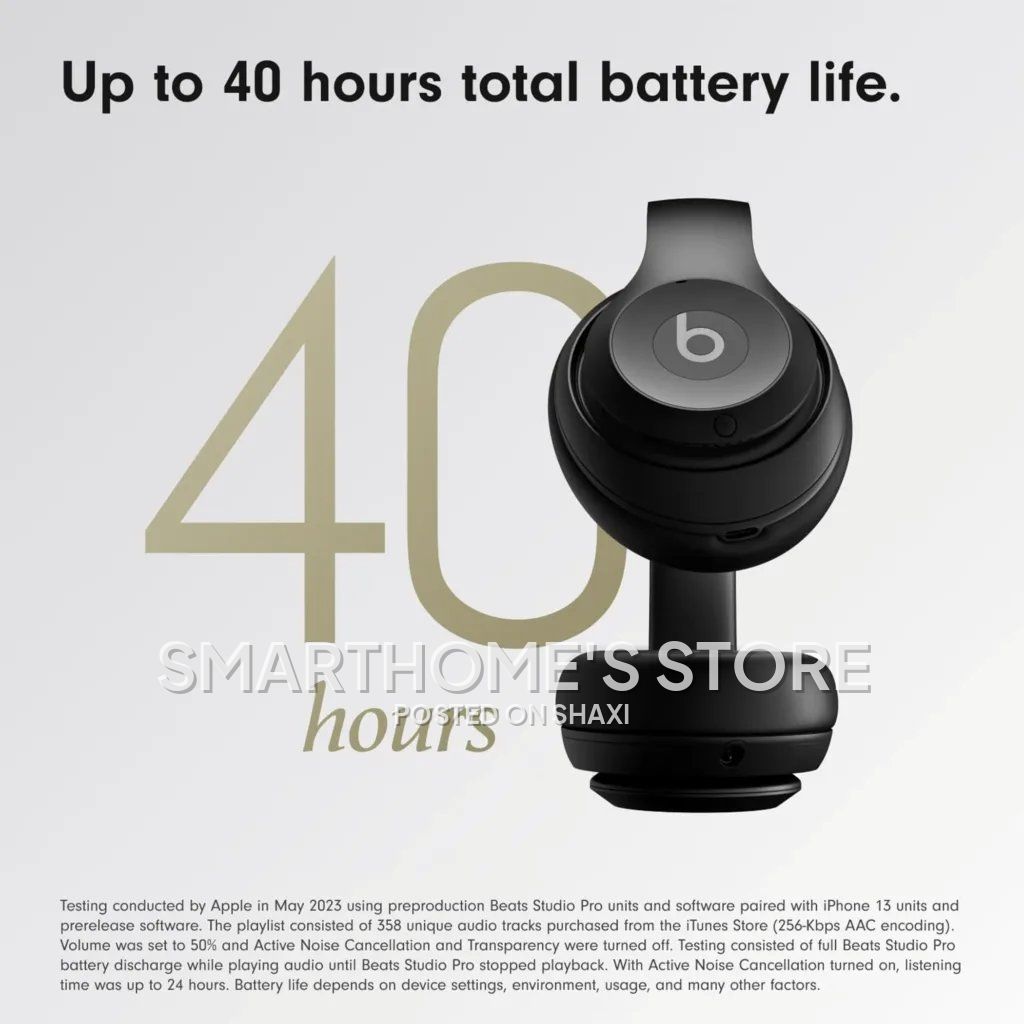 Beats Studio Pro – Premium Wireless Over-Ear Headphones – Black photo 7