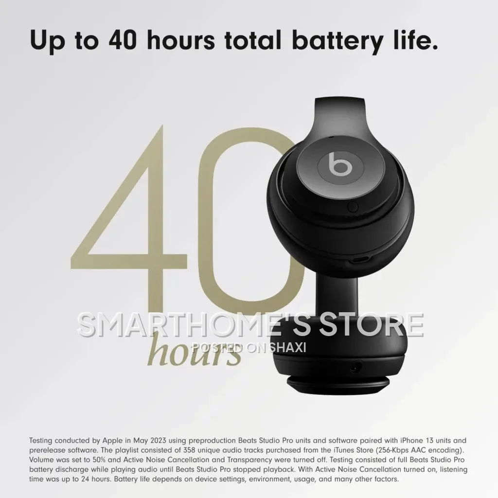 Beats Studio Pro – Premium Wireless Over-Ear Headphones – Black photo 7