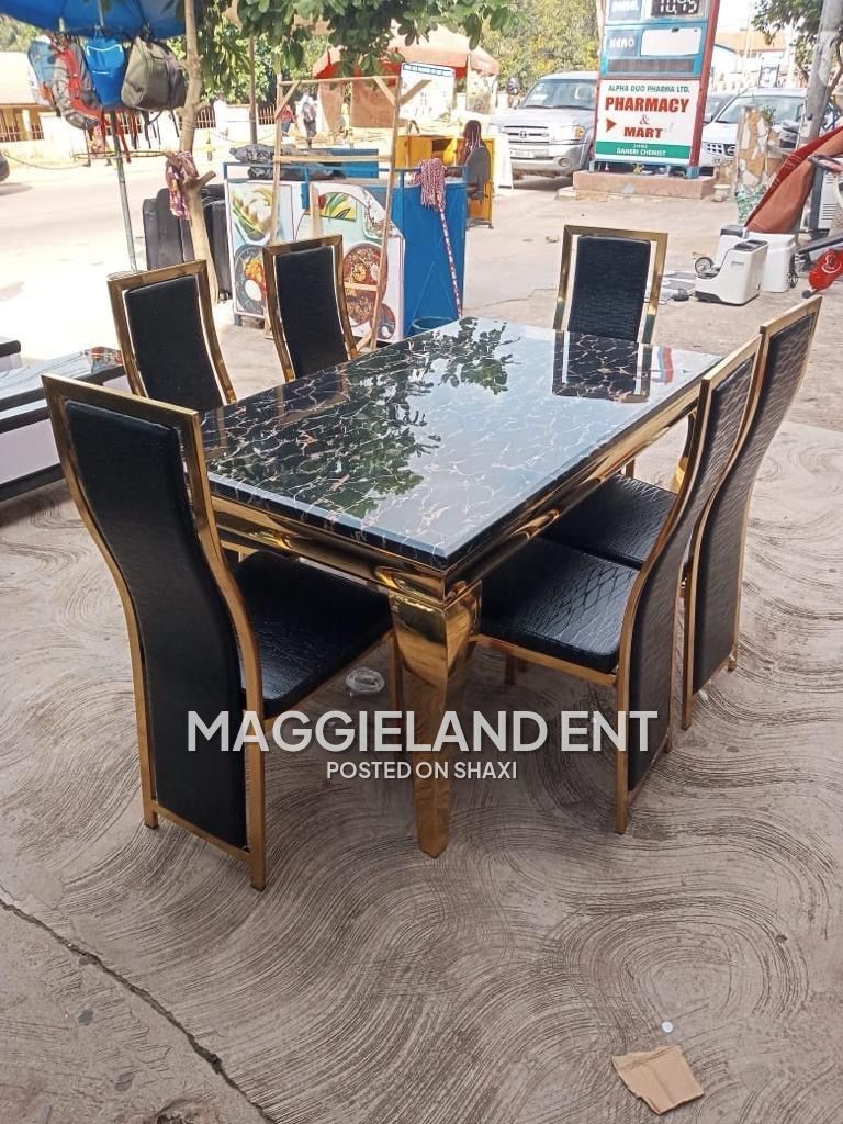 Fine Turkish Marble stone Dinning Table set photo 9