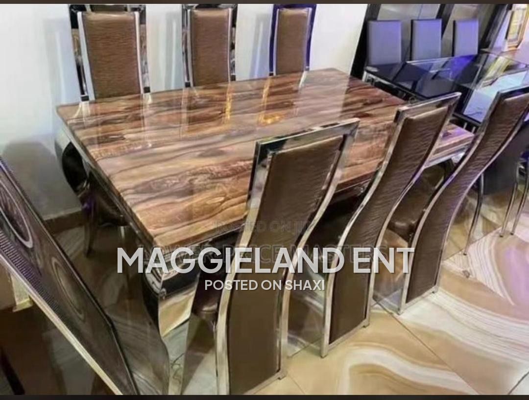 Fine Turkish Marble stone Dinning Table set photo 7