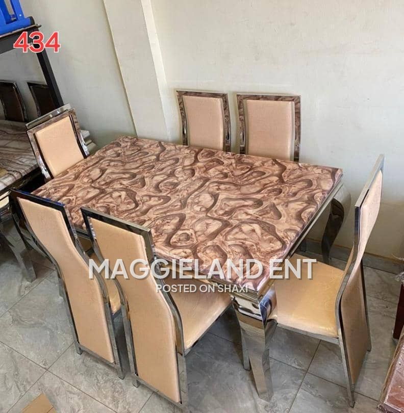 Fine Turkish Marble stone Dinning Table set photo 2