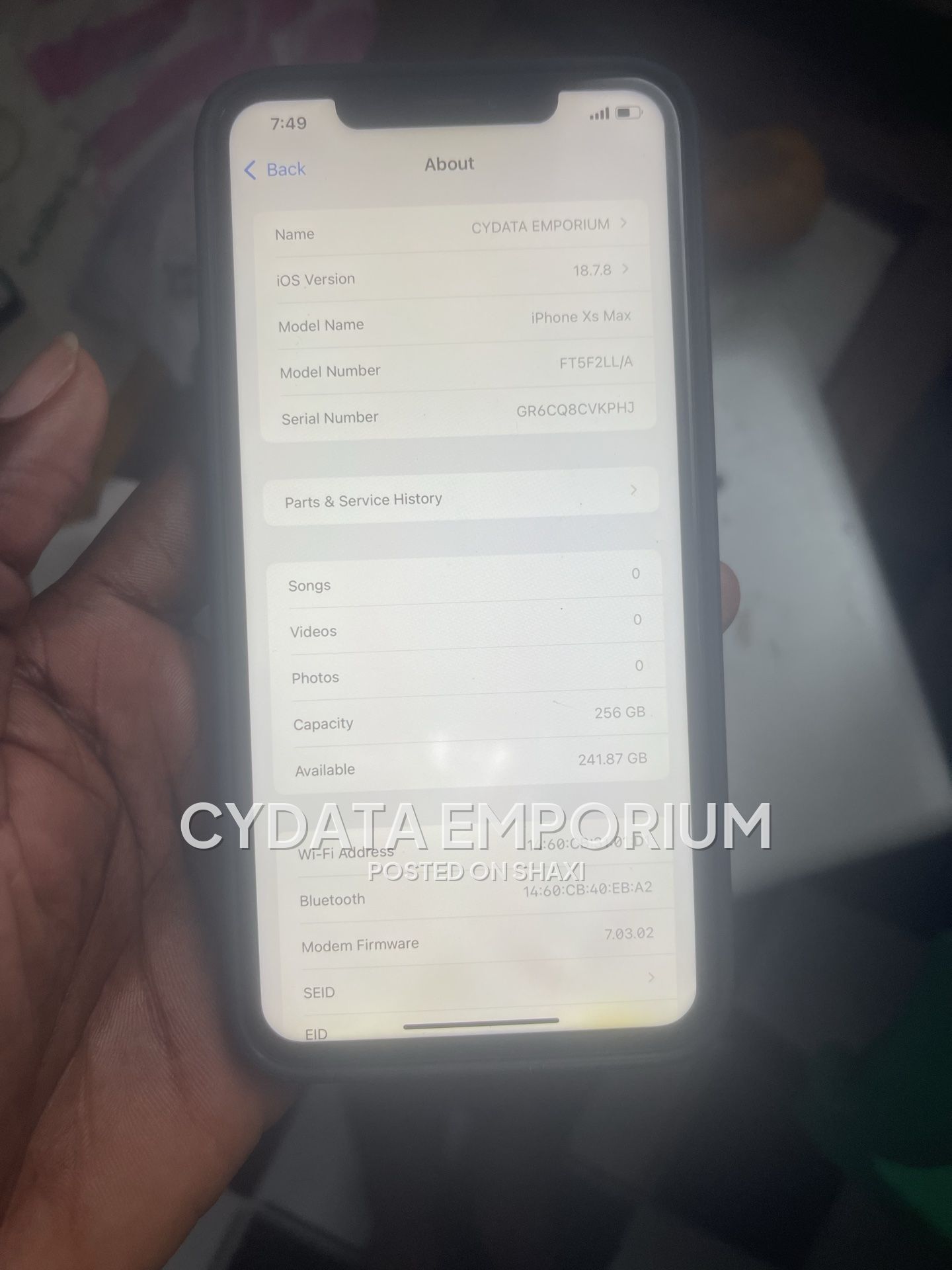 iPhone XS MAX 256GB photo 3