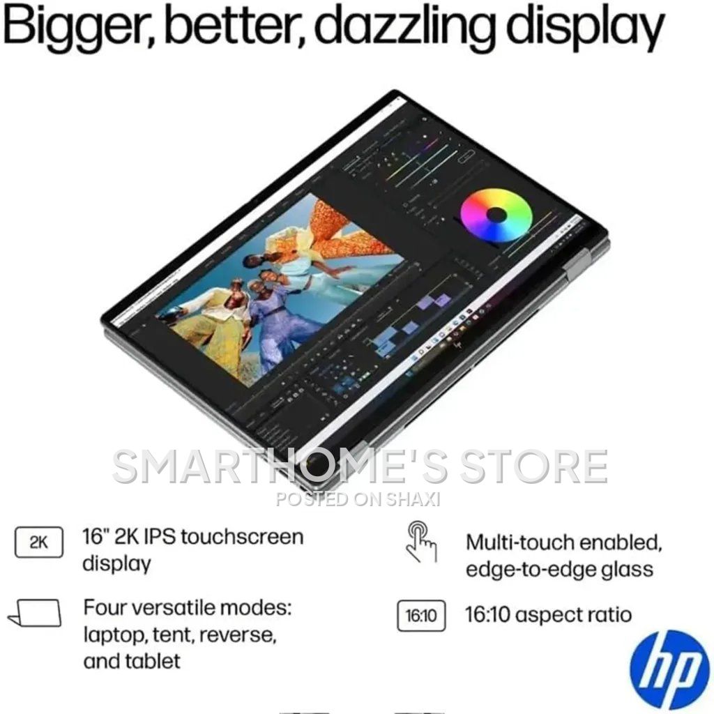 HP OmniBook X Flip 2-in-1 16 inch Touch-Screen Laptop - product image 4 HP OmniBook X Flip 2-in-1 16 inch Touch-Screen Laptop - product image 5 HP OmniBook X Flip 2-in-1 16 inch Touch-Screen Laptop - photo 2