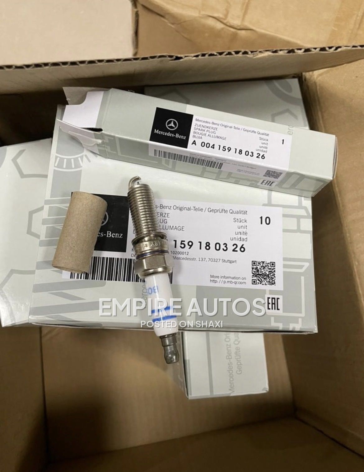 Original Mercedes Benz Spark plugs photo 1