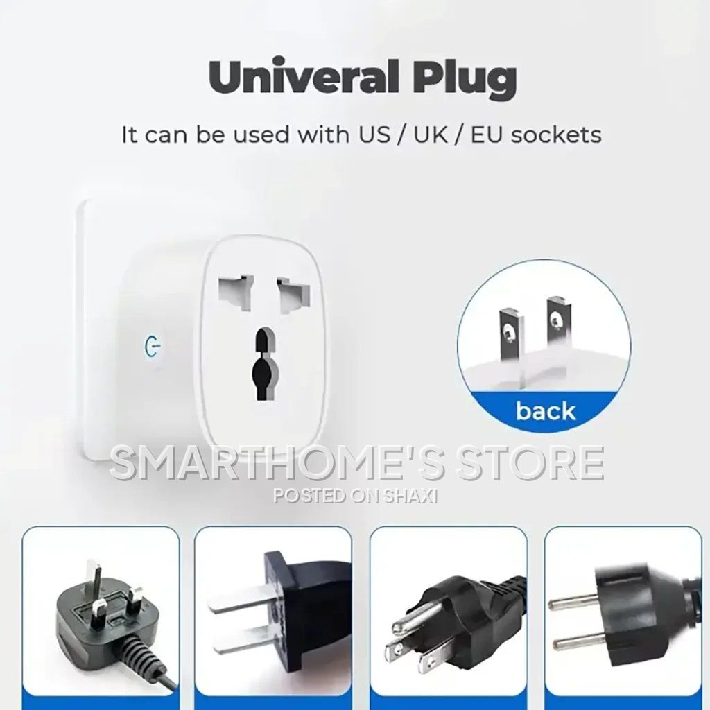 Tuya Smart Wi-Fi Plug with Energy Monitoring, Timer, and Voice Control – 16A Compatible with Alexa & Google Home photo 2