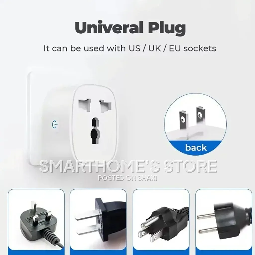 Tuya Smart Wi-Fi Plug with Energy Monitoring, Timer, and Voice Control – 16A Compatible with Alexa & Google Home photo 2