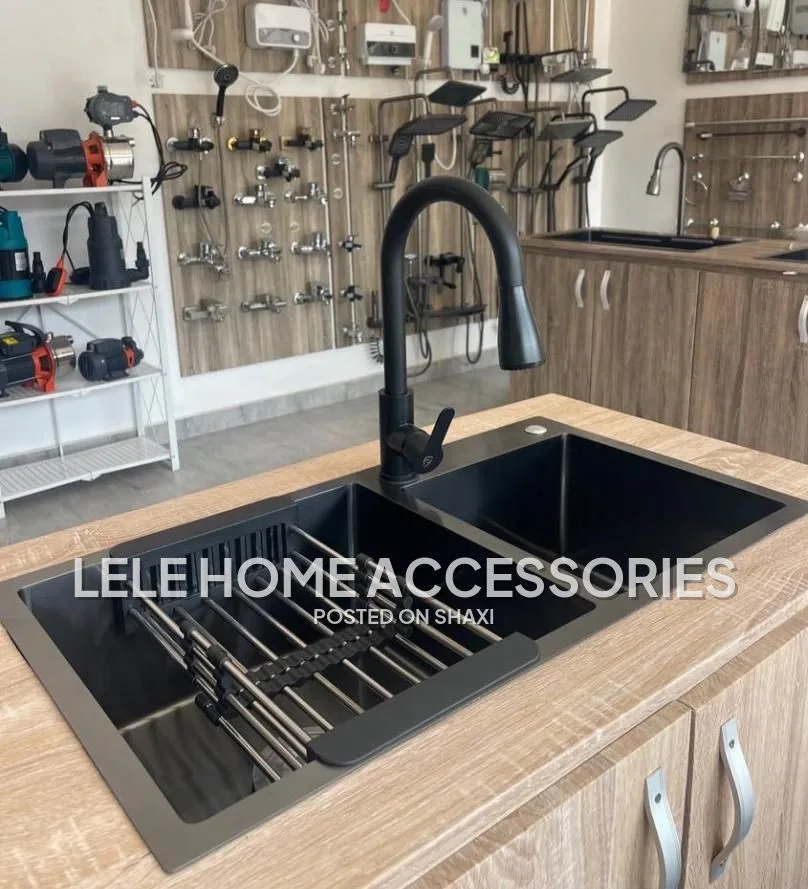 Black Dounble Kitchen Sink photo 2