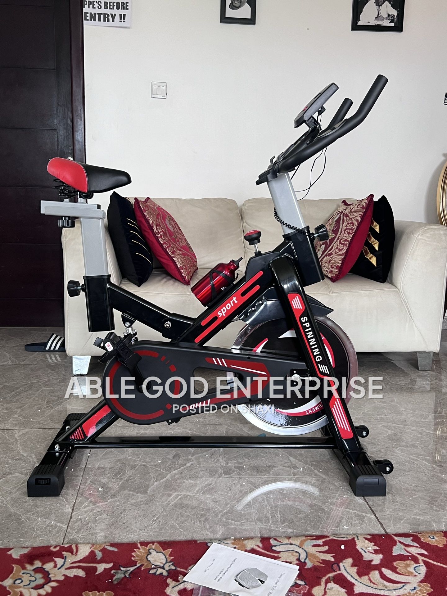Indoor stationary bike photo 2