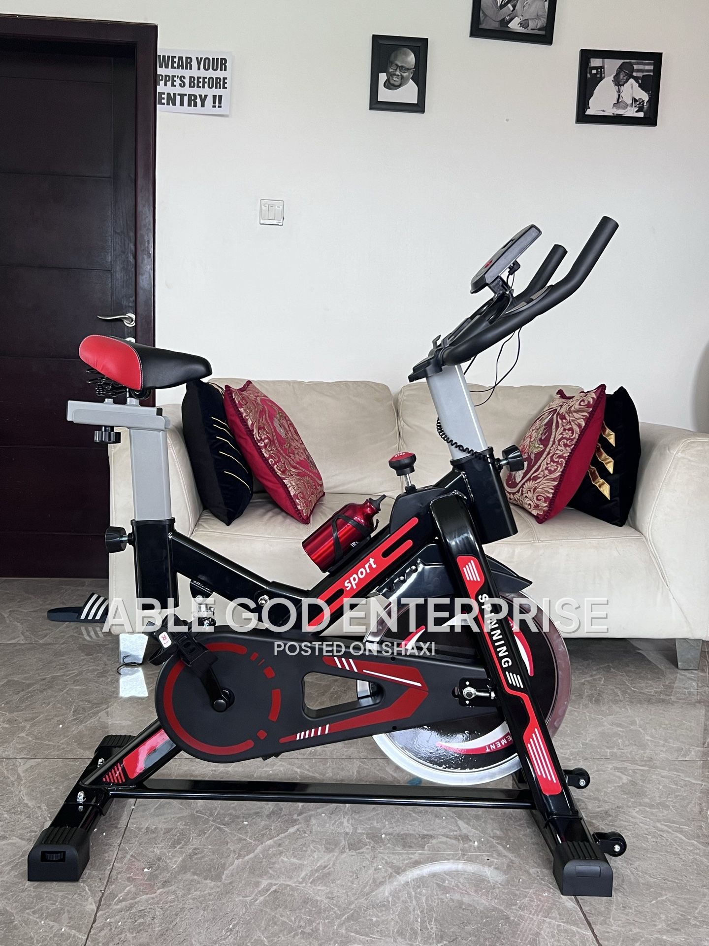 Indoor stationary bike photo 1
