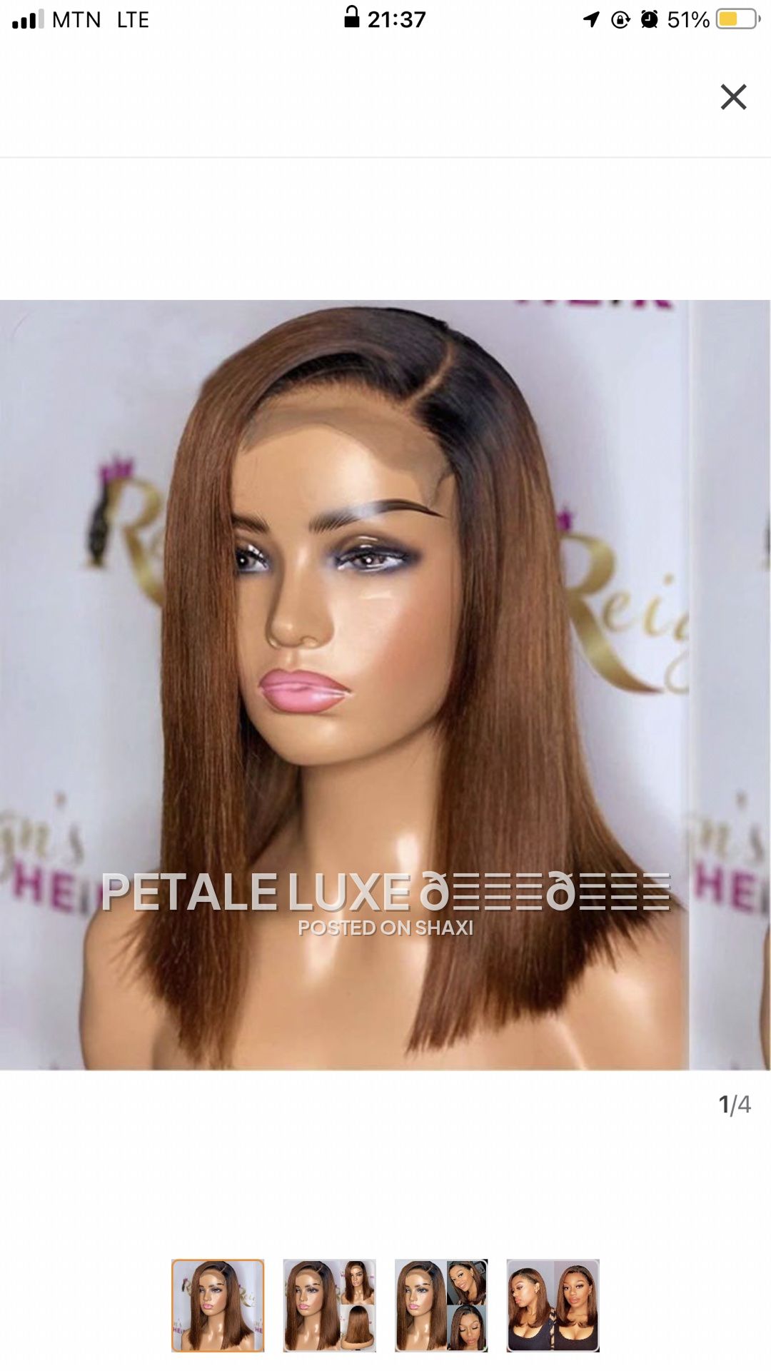 Frontal wig synthetic photo 2