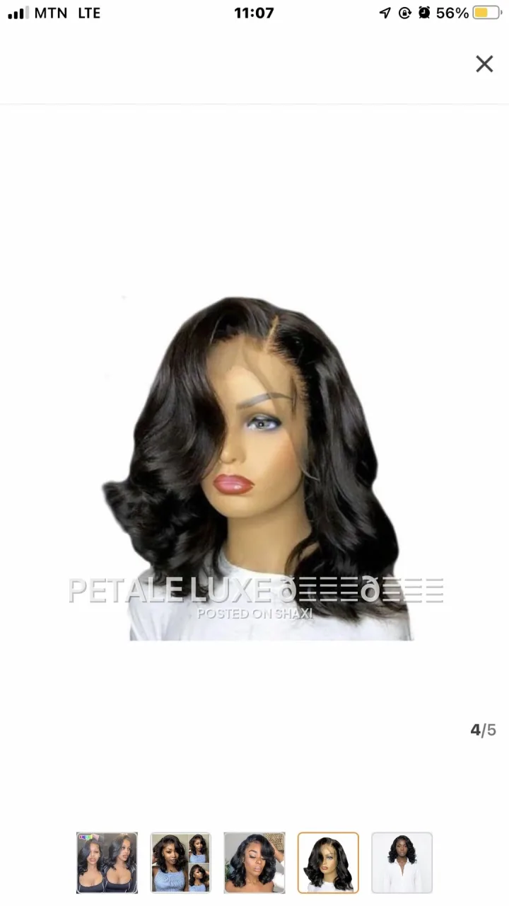 Frontal wig synthetic photo 6