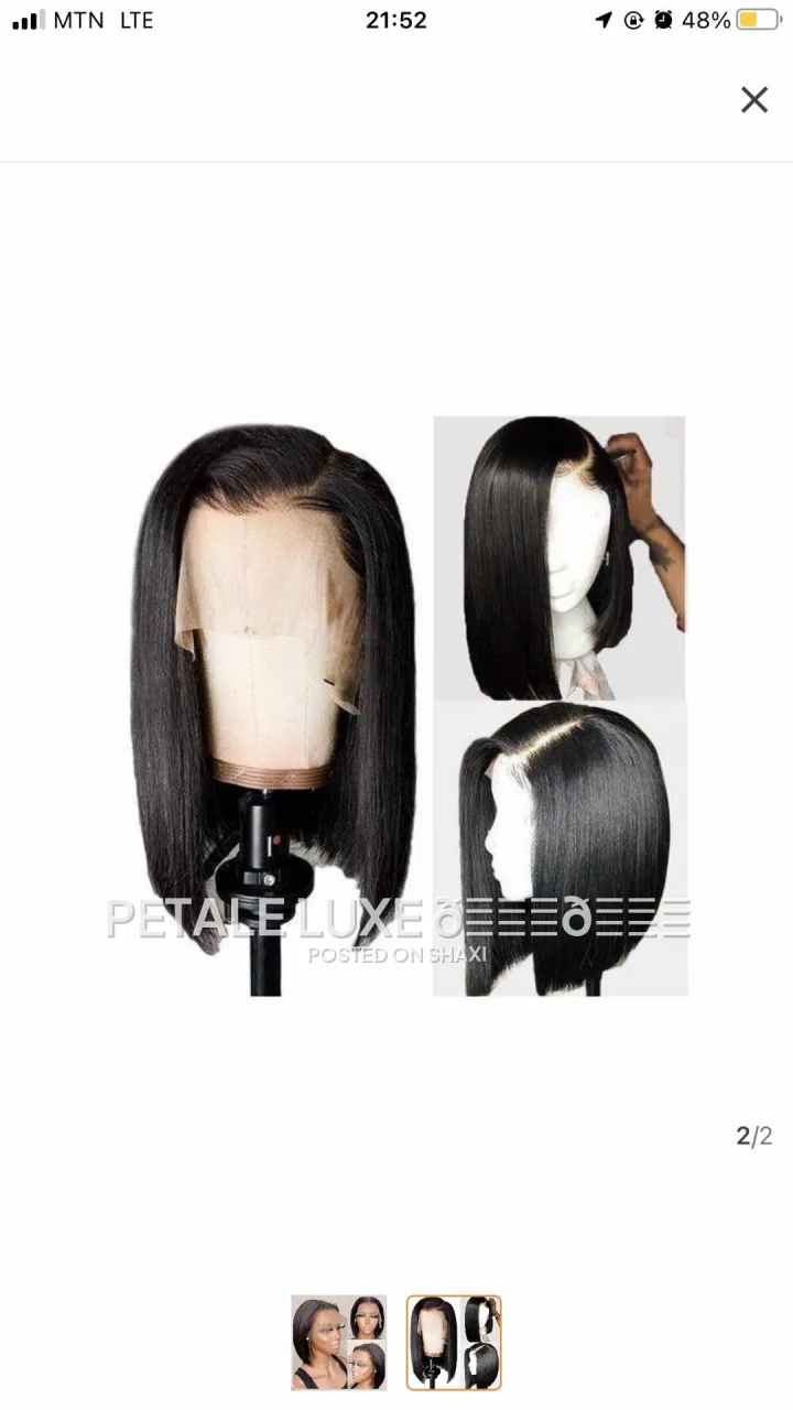 Frontal wig synthetic photo 5