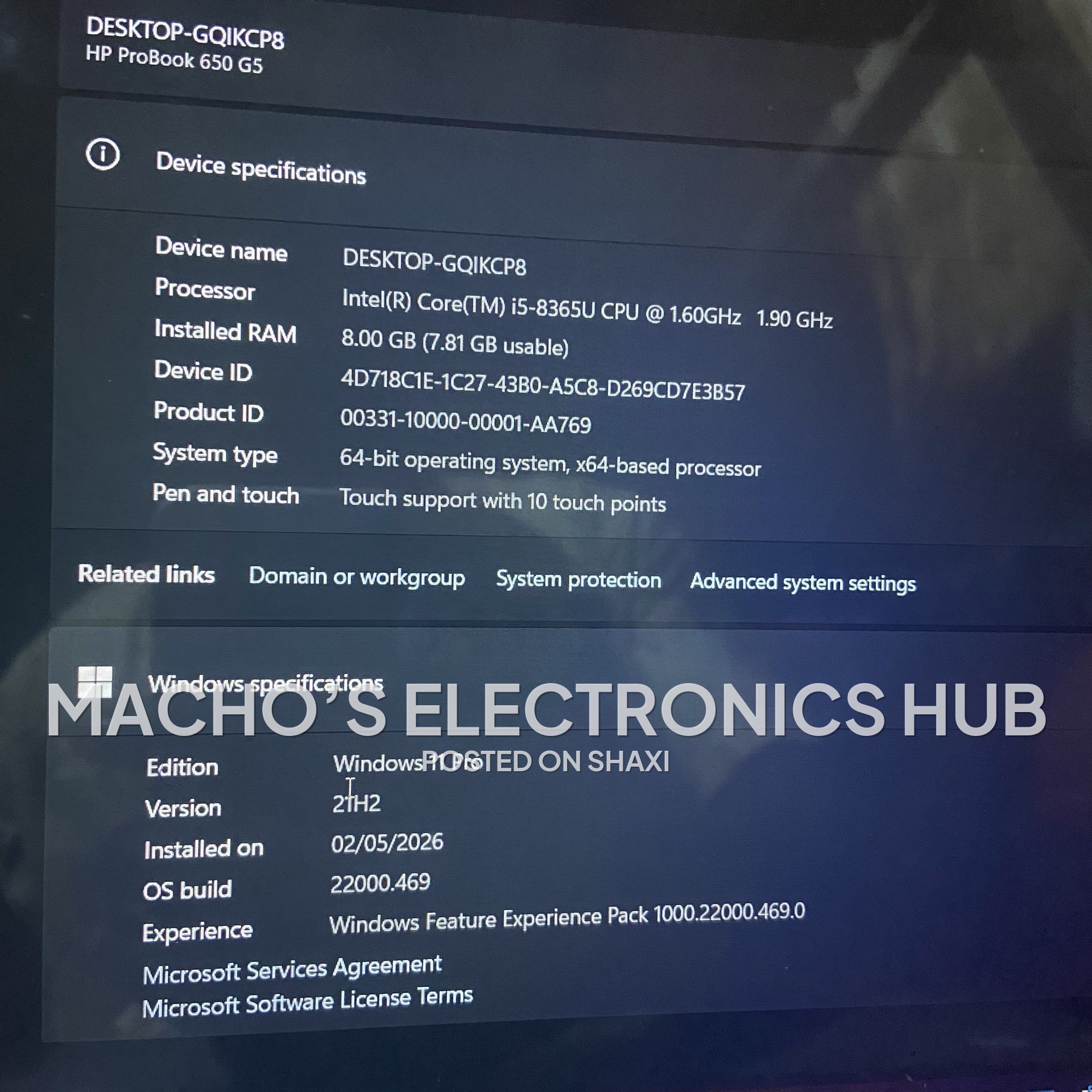 HP ProBook 650 G5 photo 3