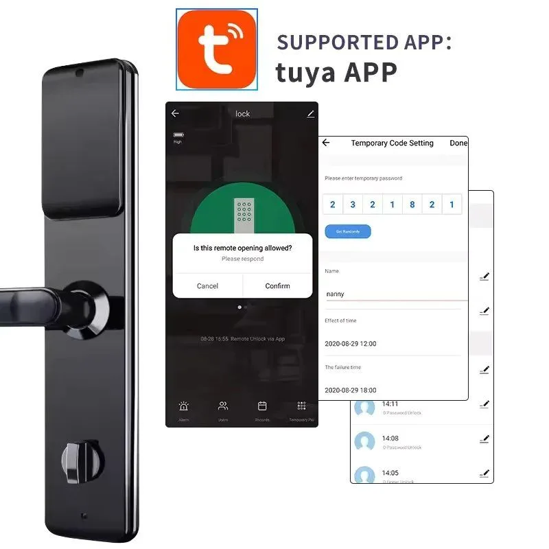 Tuya Smart Fingerprint Door Lock With Keypad photo 5