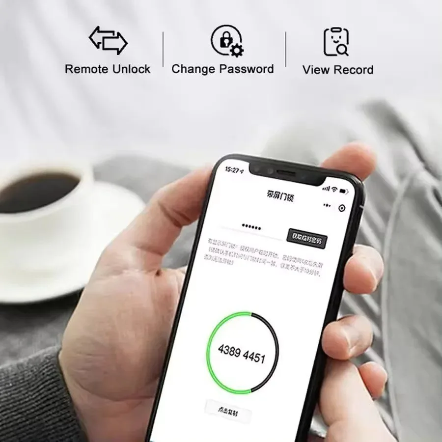 Tuya Smart Fingerprint Door Lock With Keypad photo 4