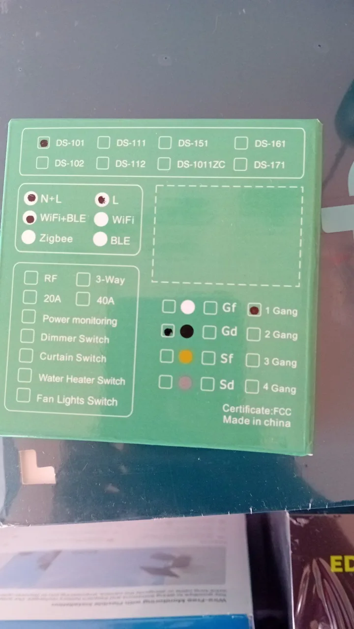 1-Gang Tuya Control Wifi Smart Switch, No Neutral photo 3