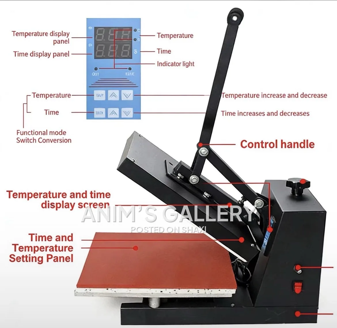 Heat press machines.38 by 38 cm ( A3). Free delivery within Accra photo 3