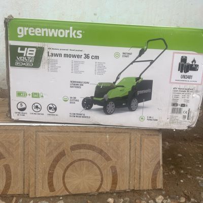 Greenlawn mover 36cm /volt lithium max 24v cutting Height 20-70mm