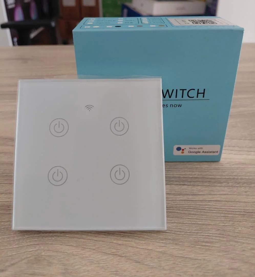 4-Gang Tuya Control Wifi Smart Switch, No Neutral photo 2