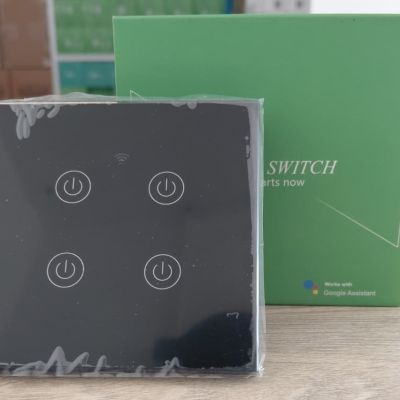4-Gang Tuya Control Wifi Smart Switch, No Neutral