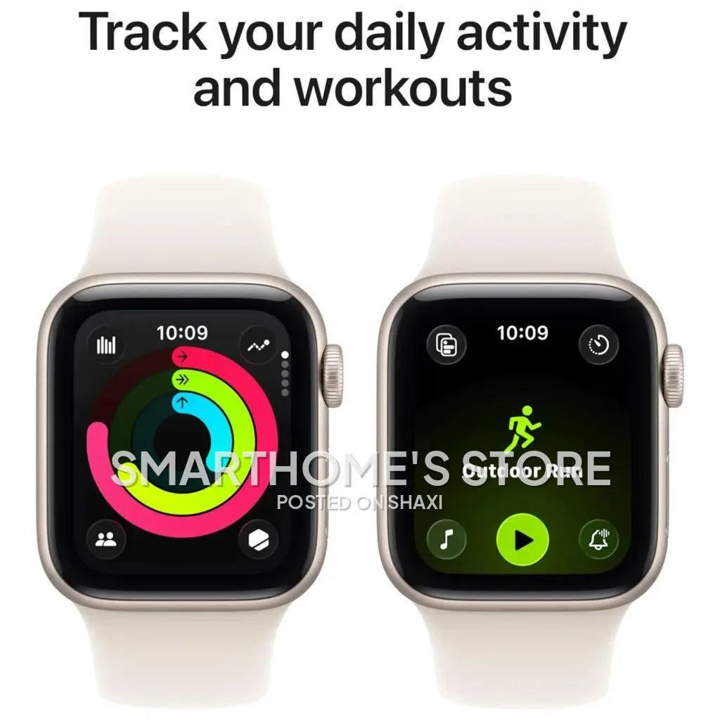Apple Watch SE 3 [GPS 40mm] Smartwatch with Starlight Aluminum Case with Starlight Sport Band photo 2