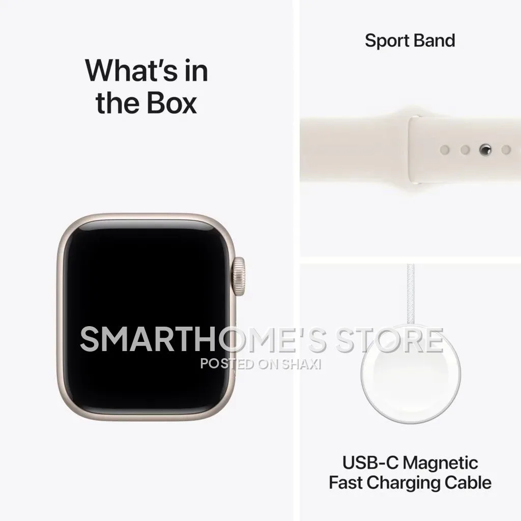 Apple Watch SE 3 [GPS 40mm] Smartwatch with Starlight Aluminum Case with Starlight Sport Band photo 3
