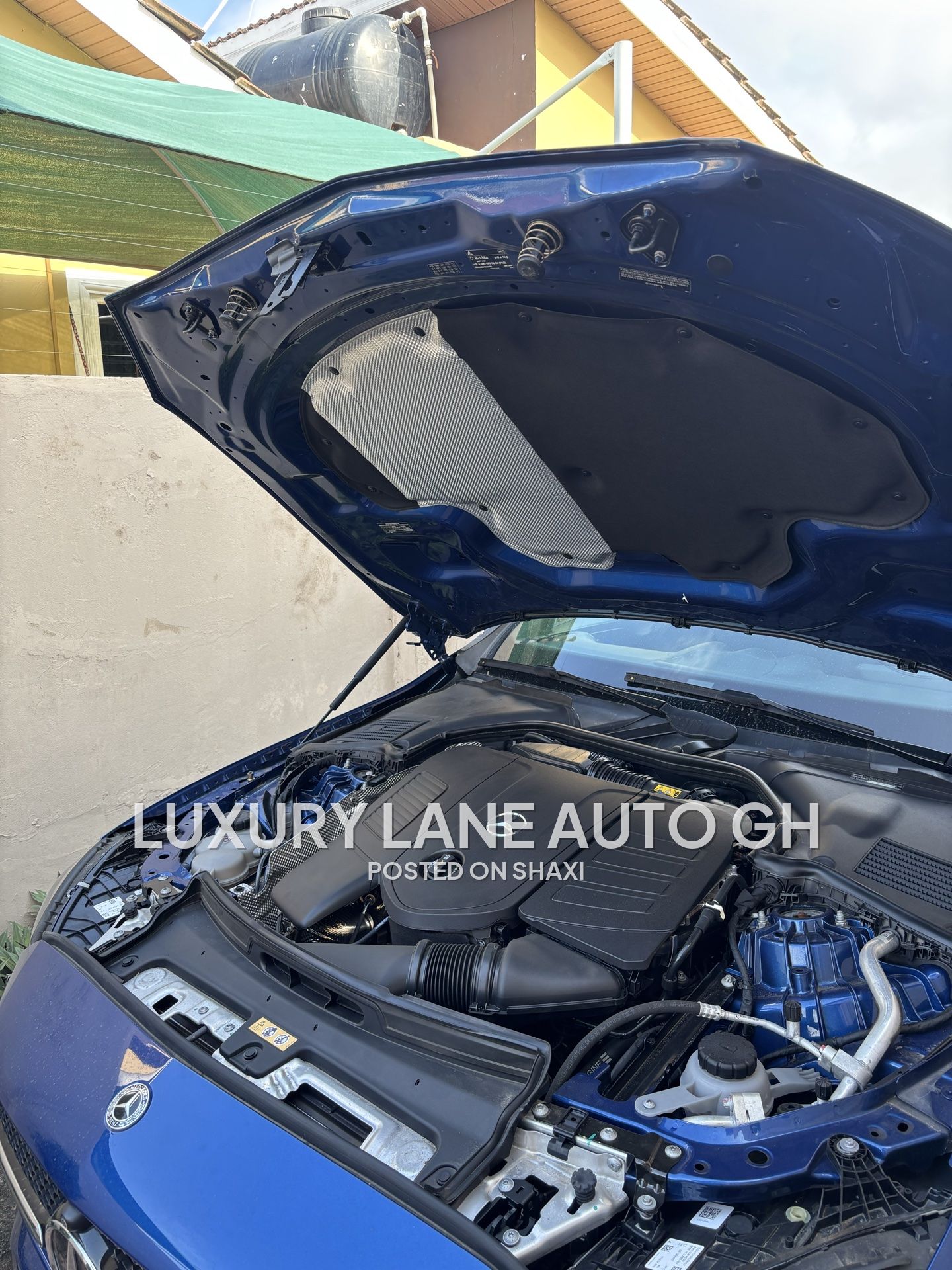 2023 Blue Mercedes Benz C300 4MATIC sports trim photo 3