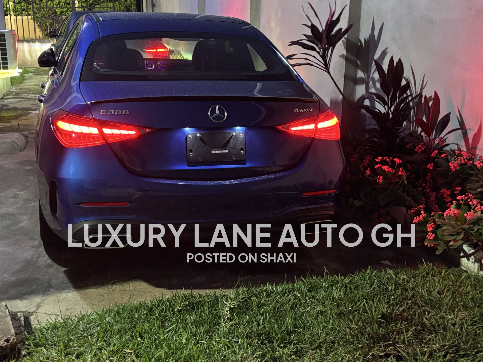 2023 Blue Mercedes Benz C300 4MATIC sports trim photo 5