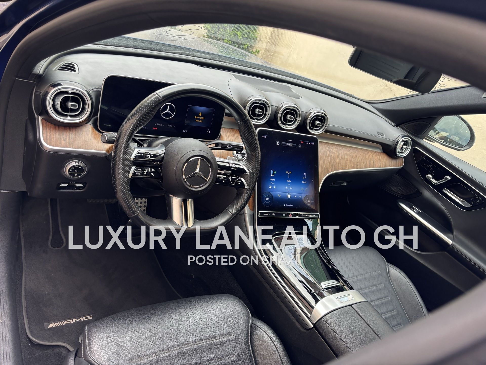 2023 Blue Mercedes Benz C300 4MATIC sports trim photo 6