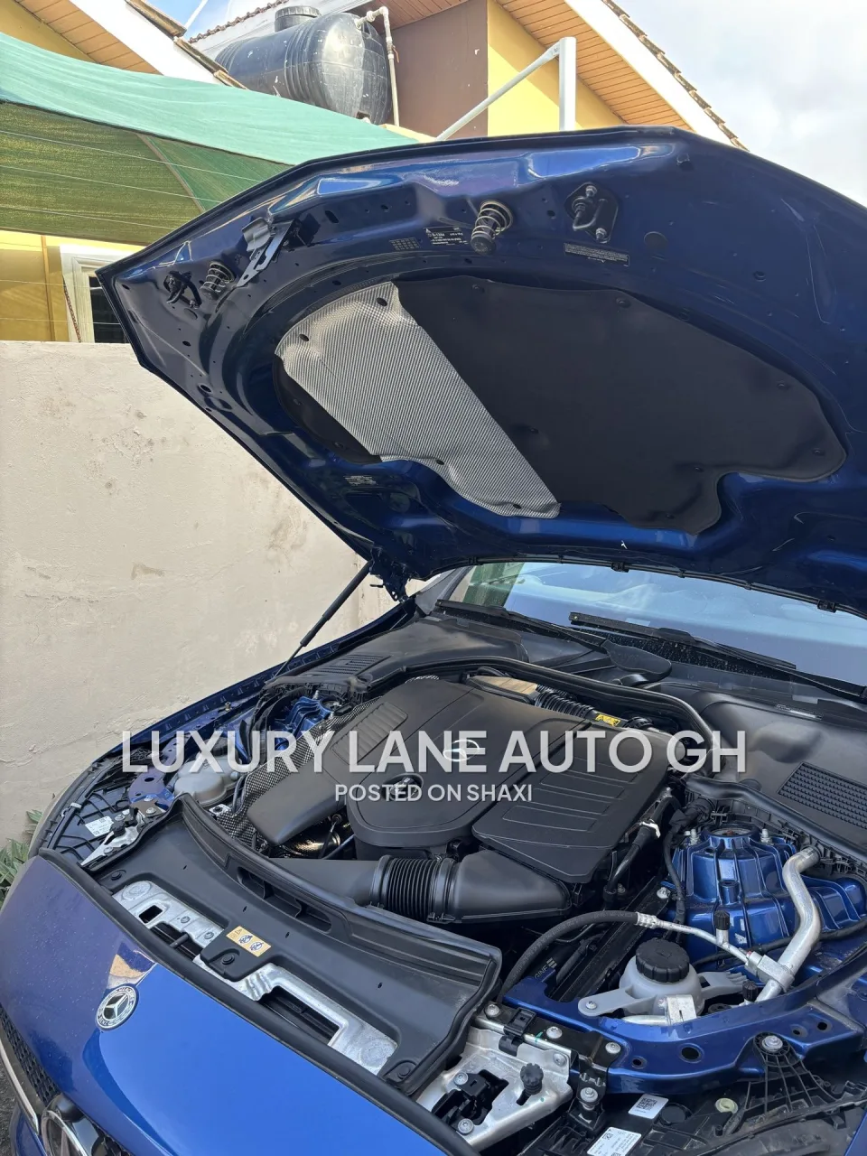 2023 Blue Mercedes Benz C300 4MATIC sports trim photo 3