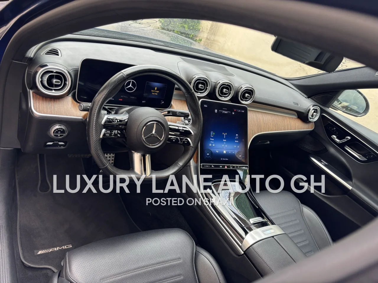2023 Blue Mercedes Benz C300 4MATIC sports trim photo 6