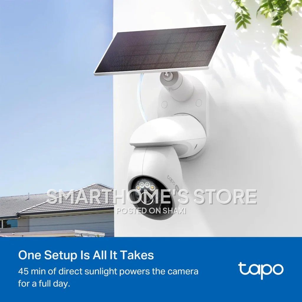 VistaCam 360 4K Ultra HD Outdoor Pan/Tilt Security Camera with Solar Panel, Tapo C660 KIT photo 5