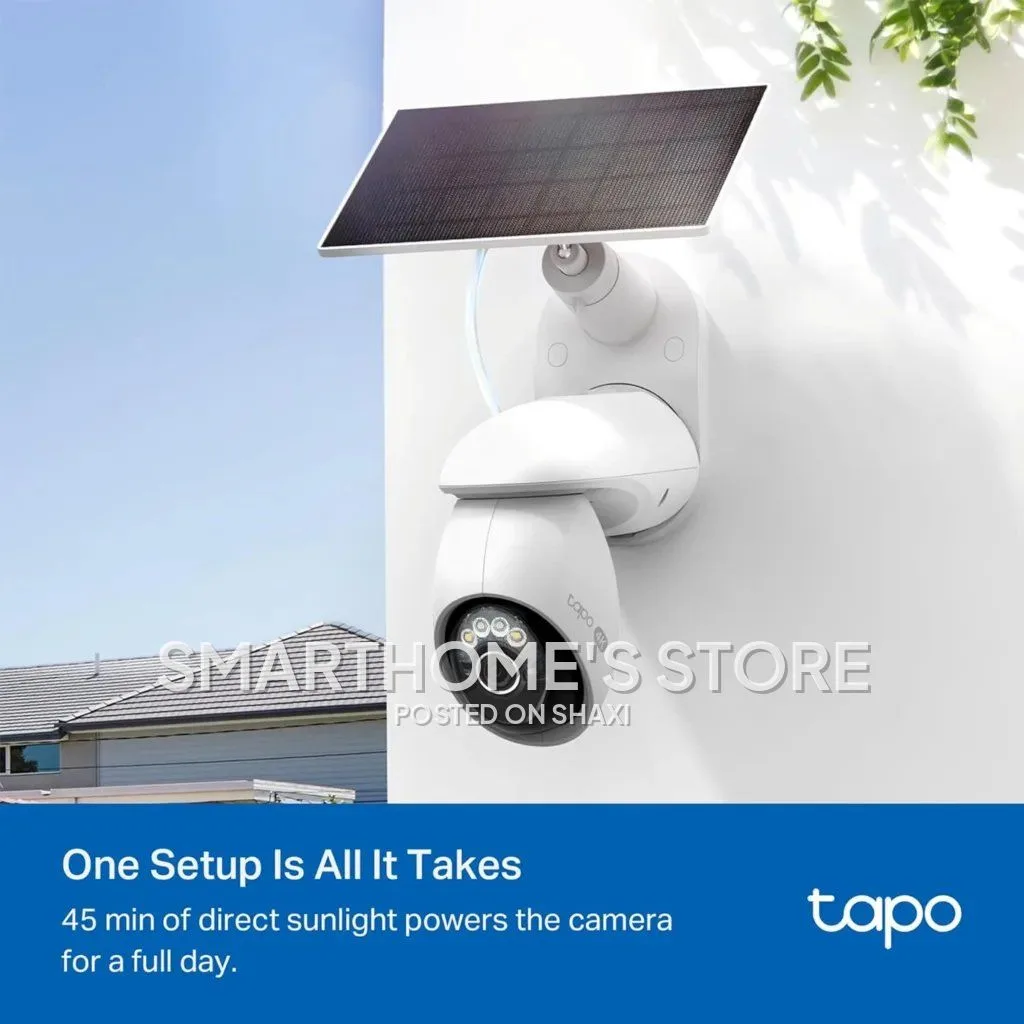 VistaCam 360 4K Ultra HD Outdoor Pan/Tilt Security Camera with Solar Panel, Tapo C660 KIT photo 5
