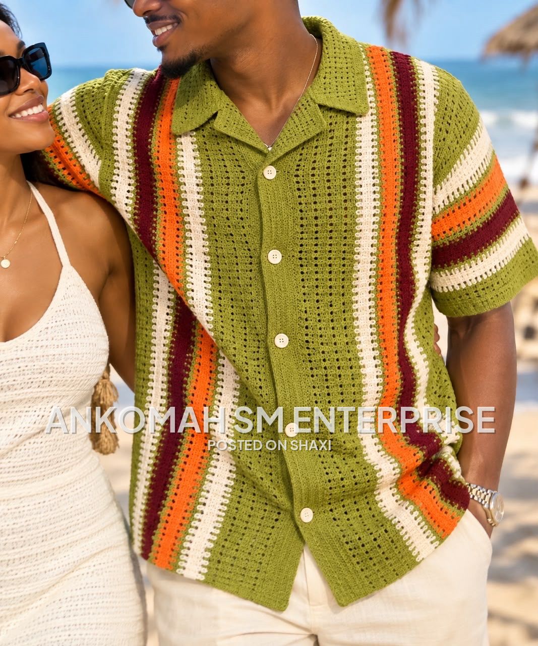 Knitted lace shirt photo 2