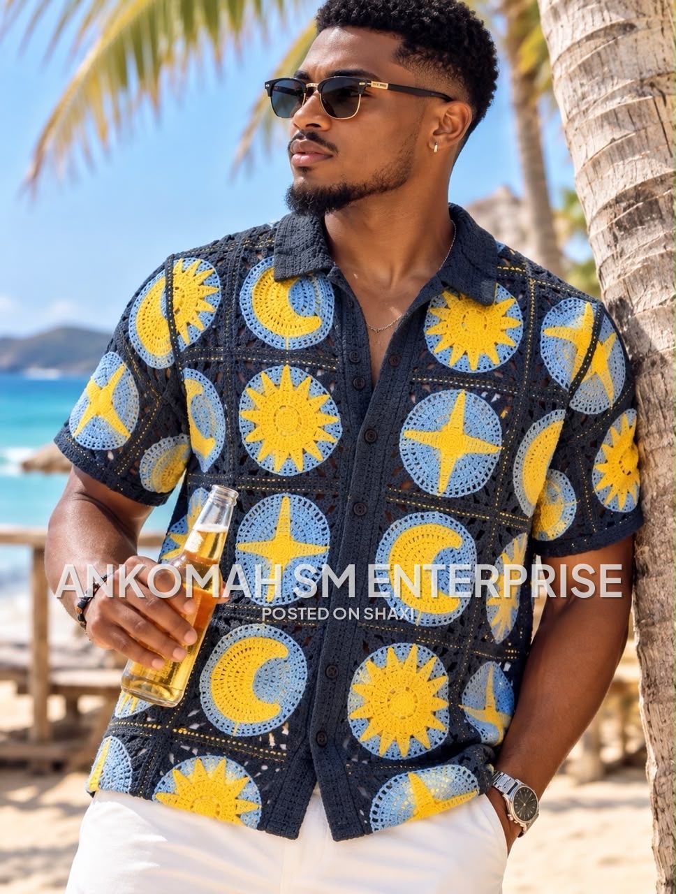 Knitted lace shirt photo 1