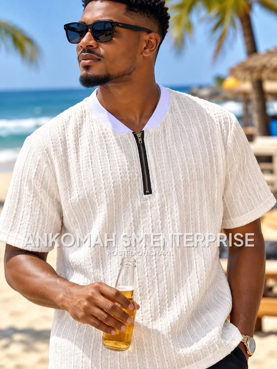 Knitted lace shirt photo 4