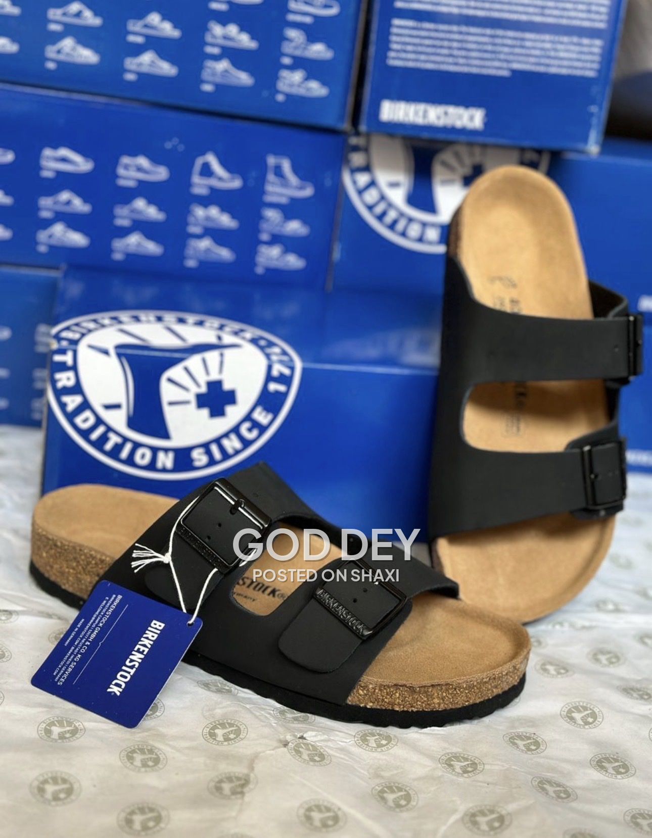 Birkenstock and sneakers photo 1