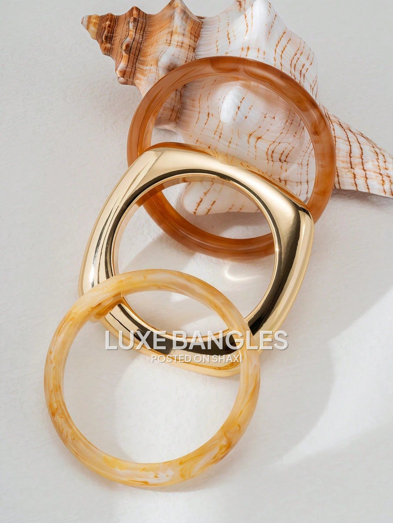 Lady's bangles, bracelet and earrings photo 1