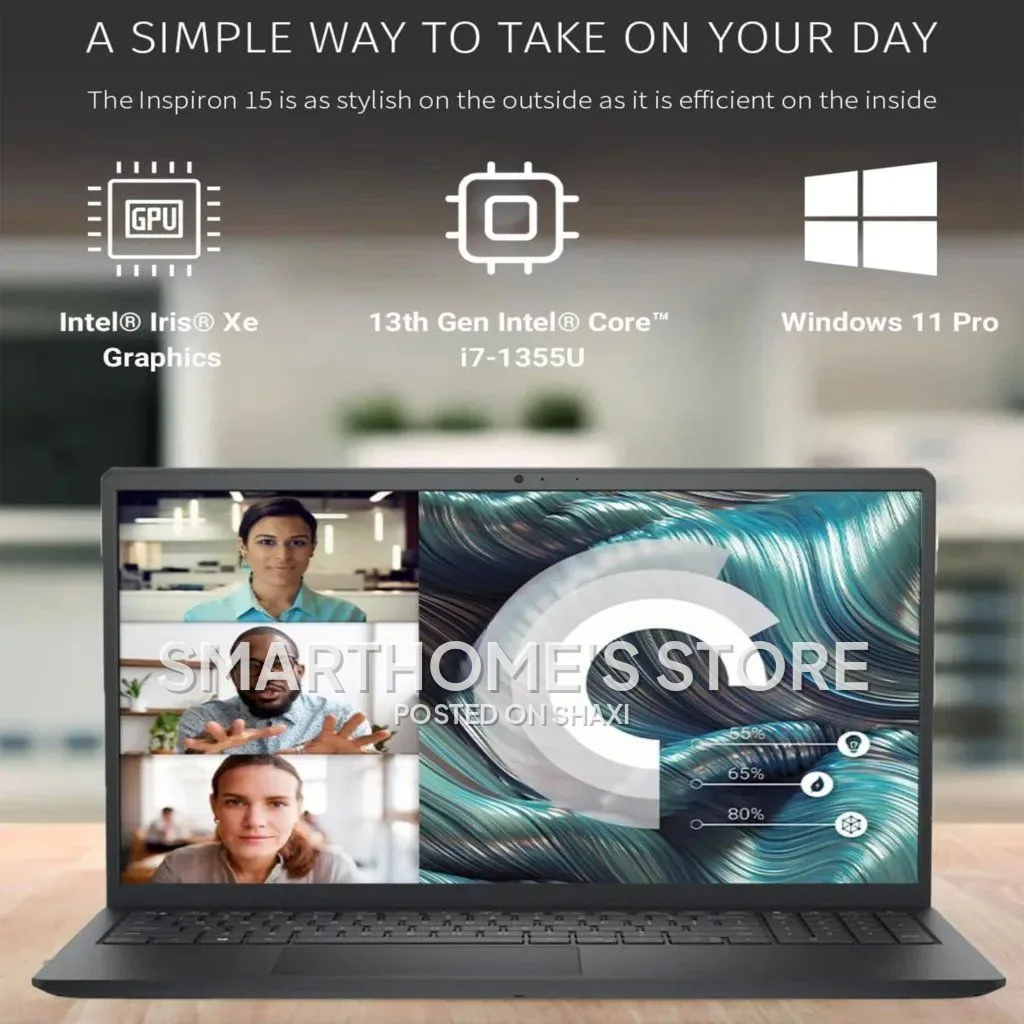 Dell – 15.6 FHD Touchscreen Laptop – Intel Core i7 1355U 2023 – 16GB Memory – 1TB Storage – Carbon Black photo 2