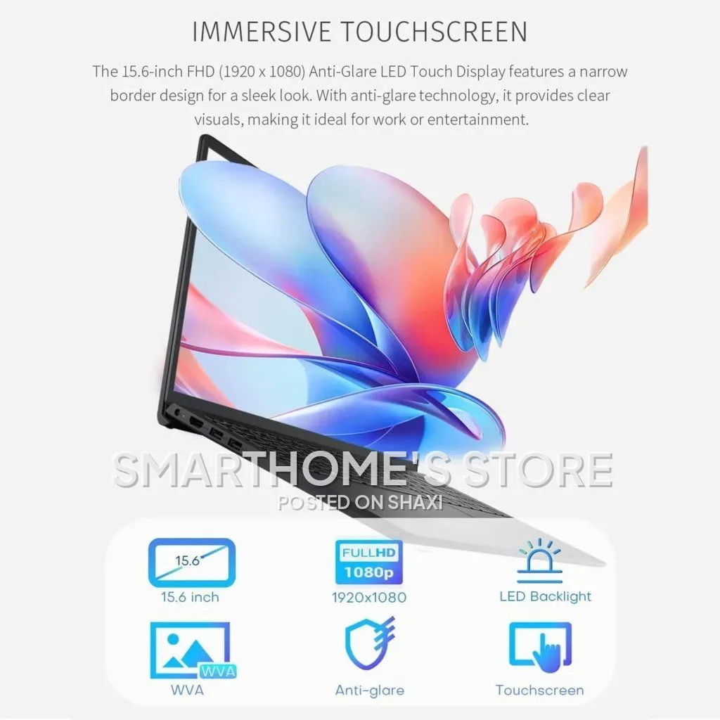 Dell – 15.6 FHD Touchscreen Laptop – Intel Core i7 1355U 2023 – 16GB Memory – 1TB Storage – Carbon Black photo 3