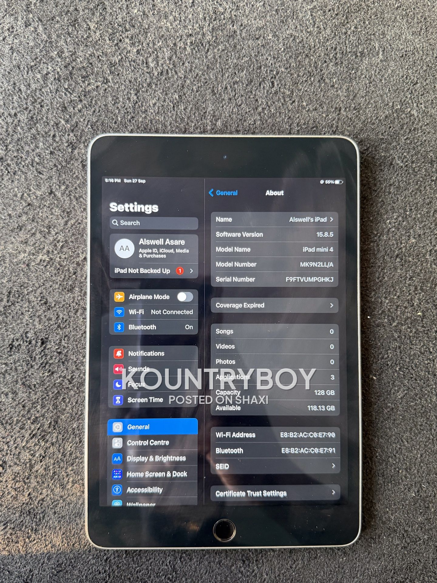 Fresh iPad mini 4, 128GB 2GB RAM photo 5