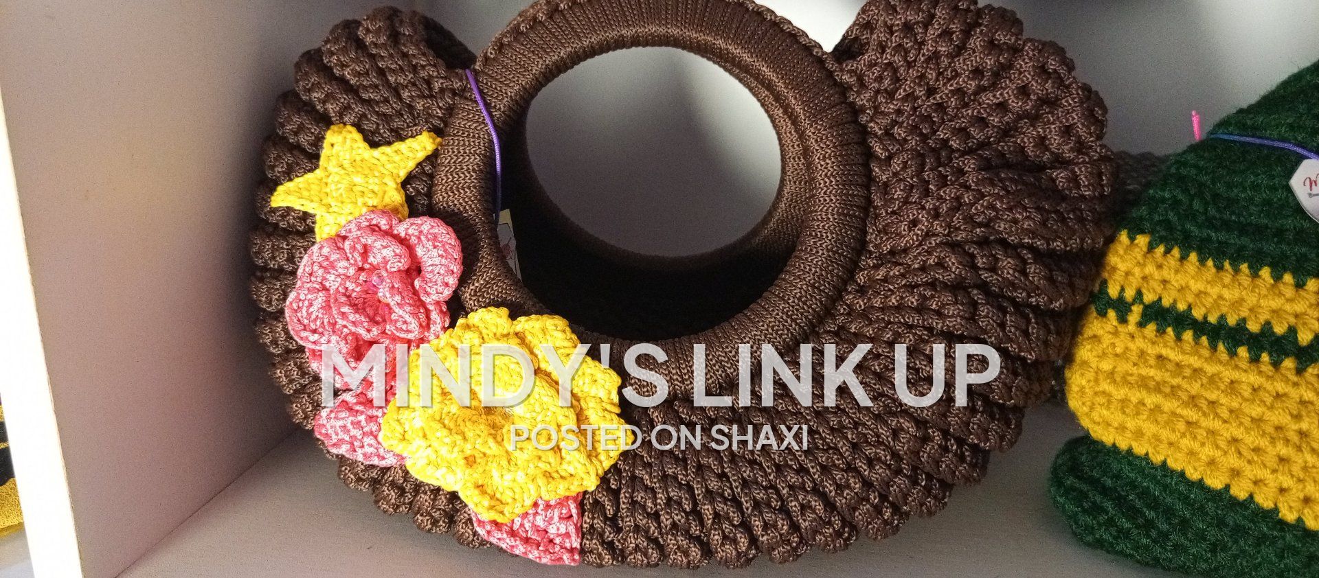 Handmade Crochet Floral bag photo 1