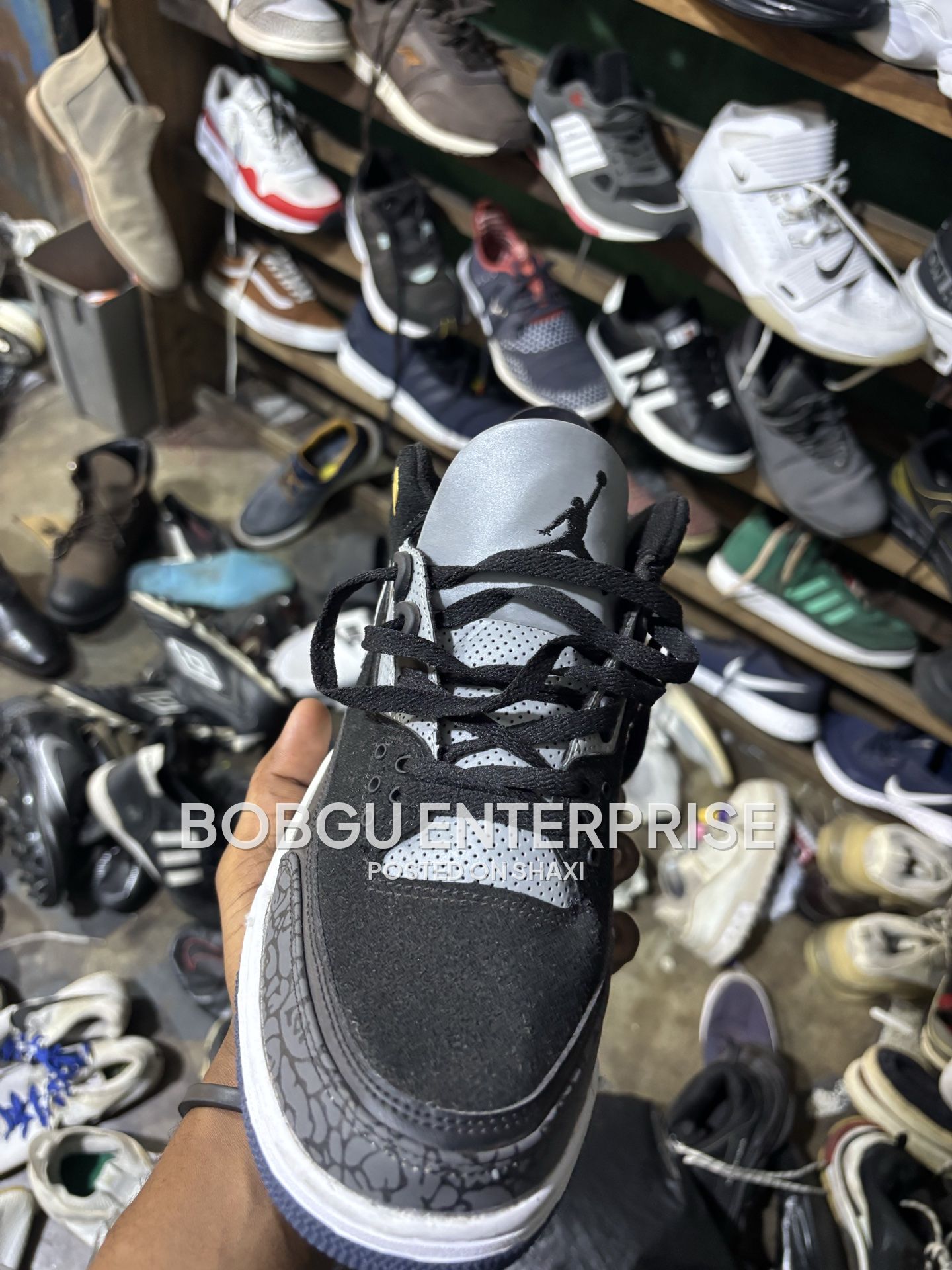 Jordan 3 black and multicolored photo 5